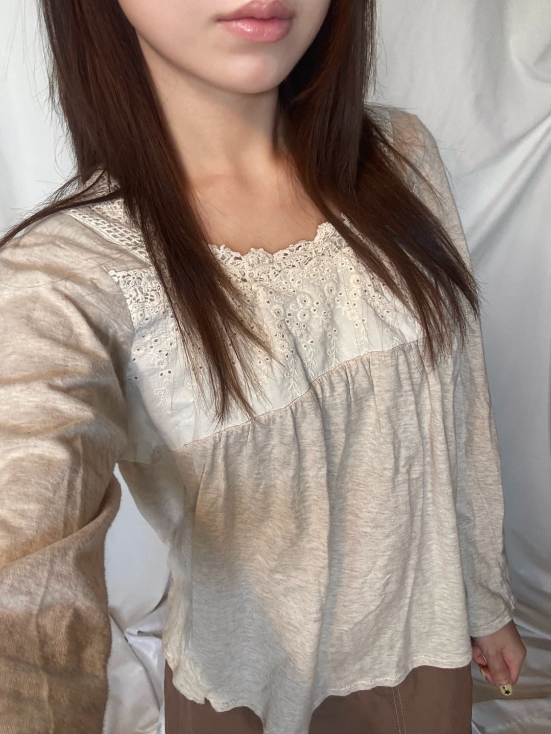 레이스 모리걸 티셔츠 상품이미지3