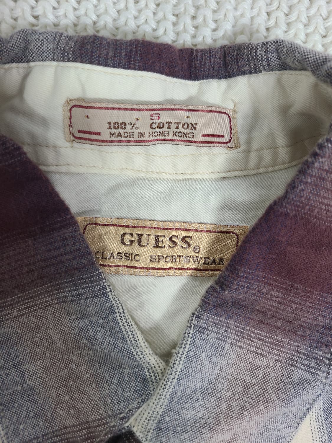 '90 GUESS 체크 셔츠 상품이미지4