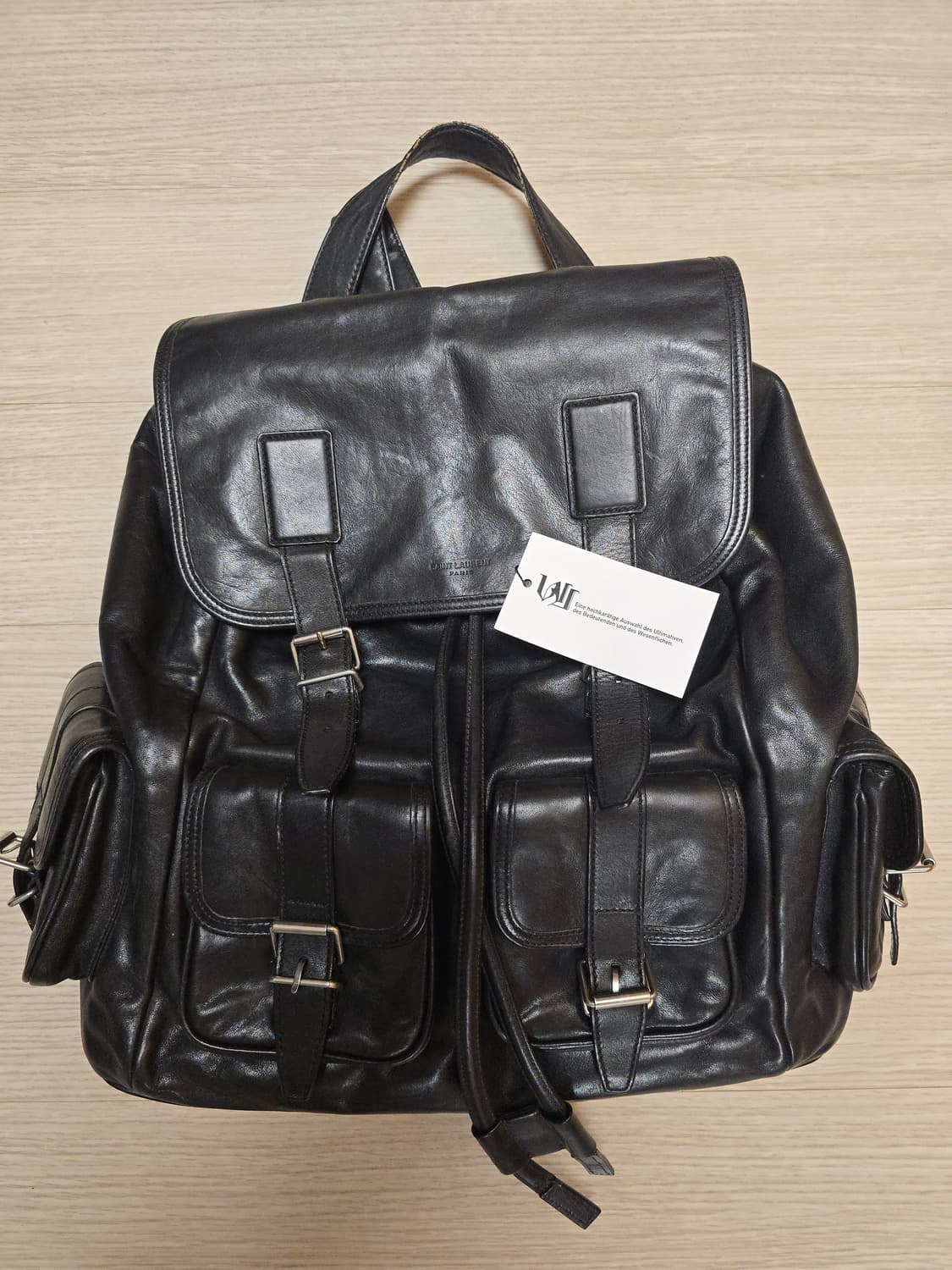 생로랑 13ss 에디슬리먼 레더 백팩 상품이미지1