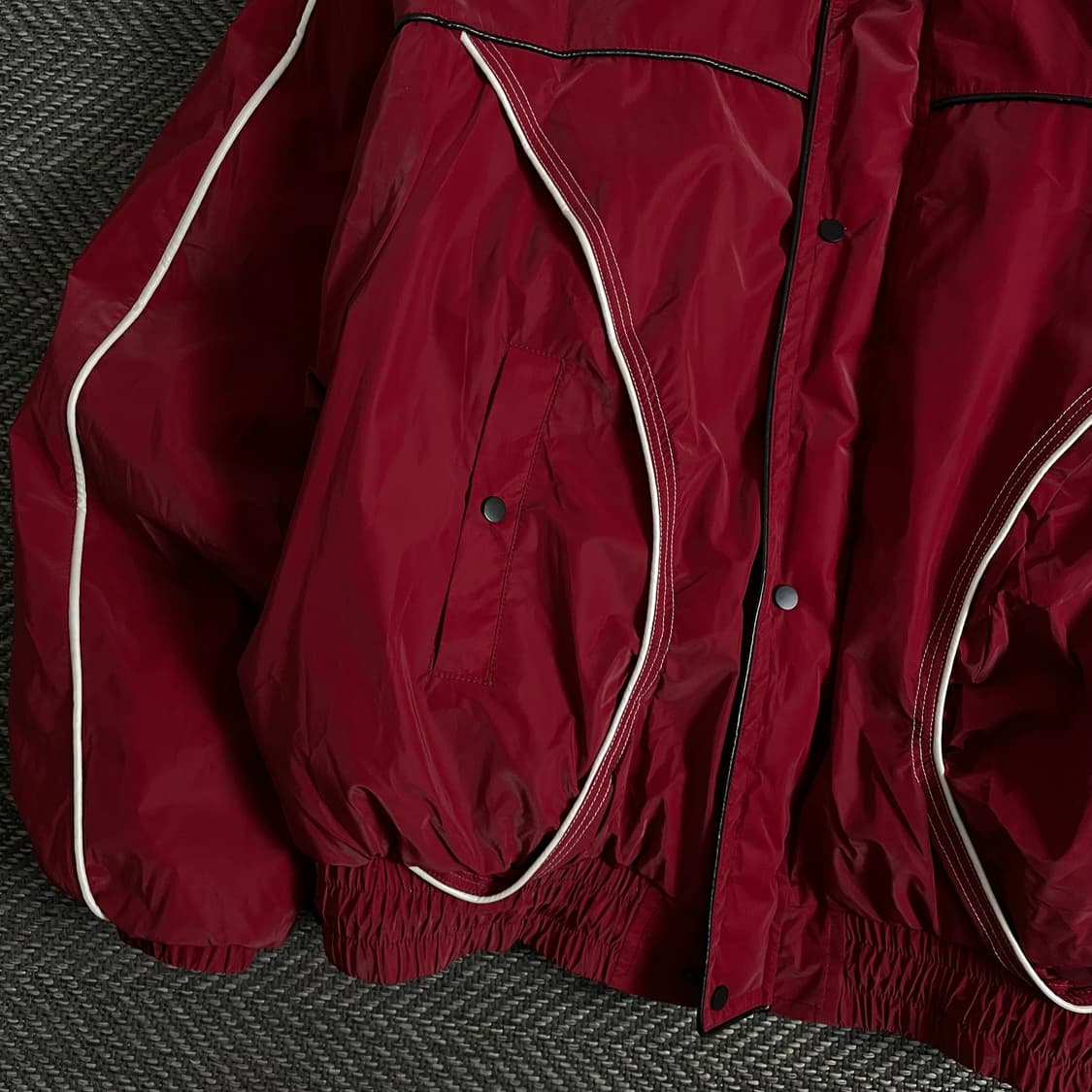 BOUND 빈티지 라이닝 사틴 바이커 자켓y 3165 상품이미지4