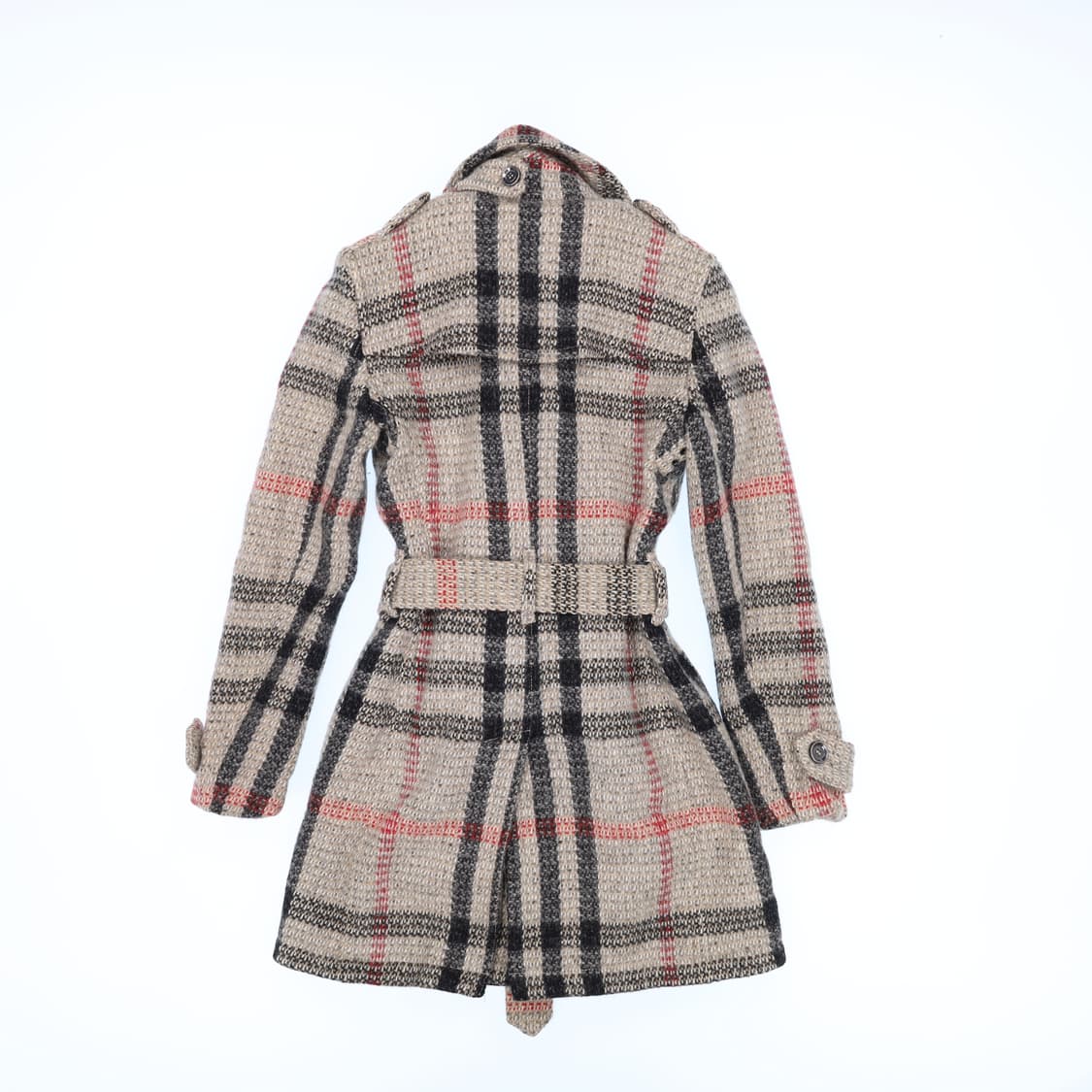 UK6 버버리 브릿 노바체크 벨티드 울 코트 N7347 상품이미지2