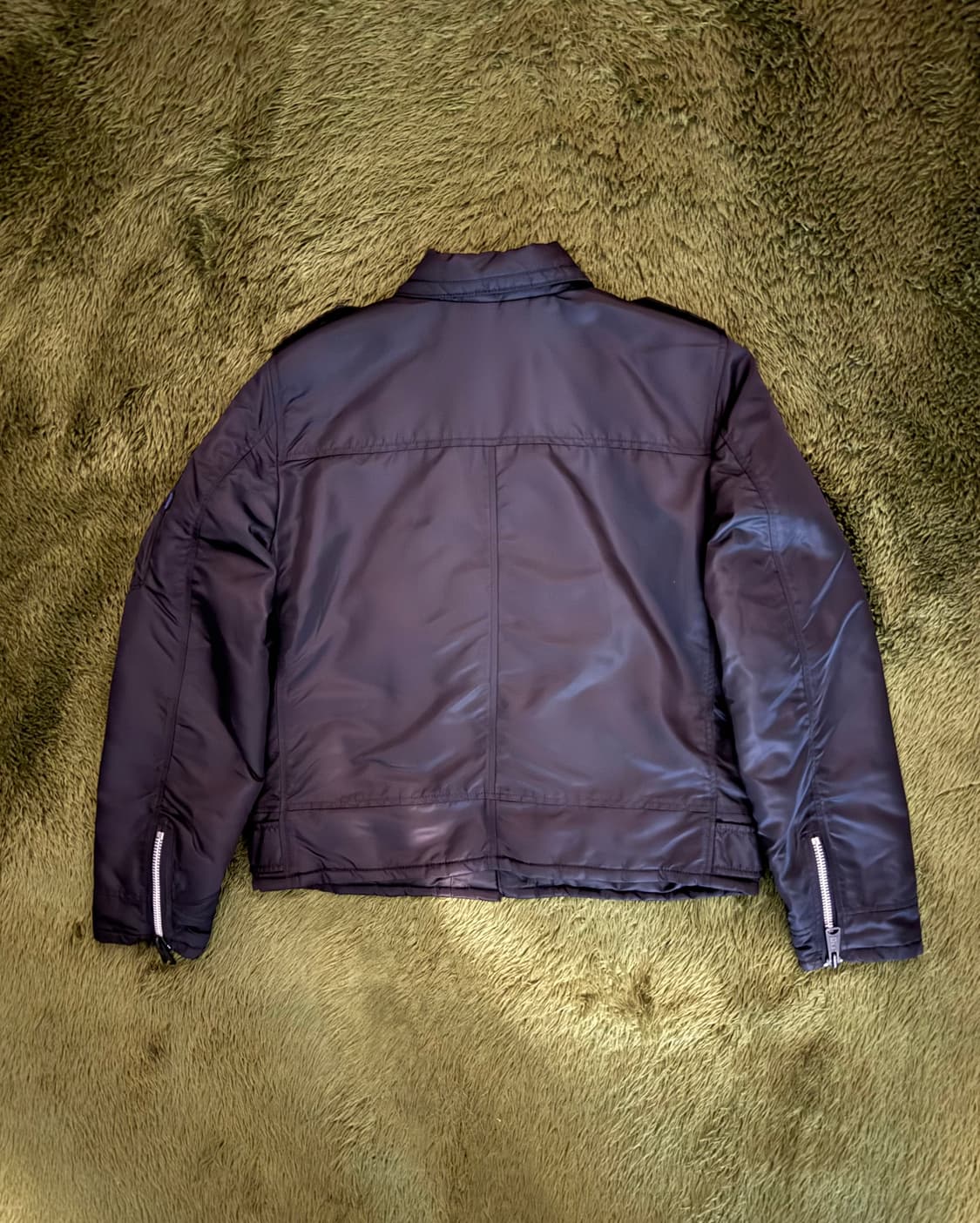 [M] 알파인더스트리 볼체인 나일론 패디드 아웃로 바이커 자켓 상품이미지7