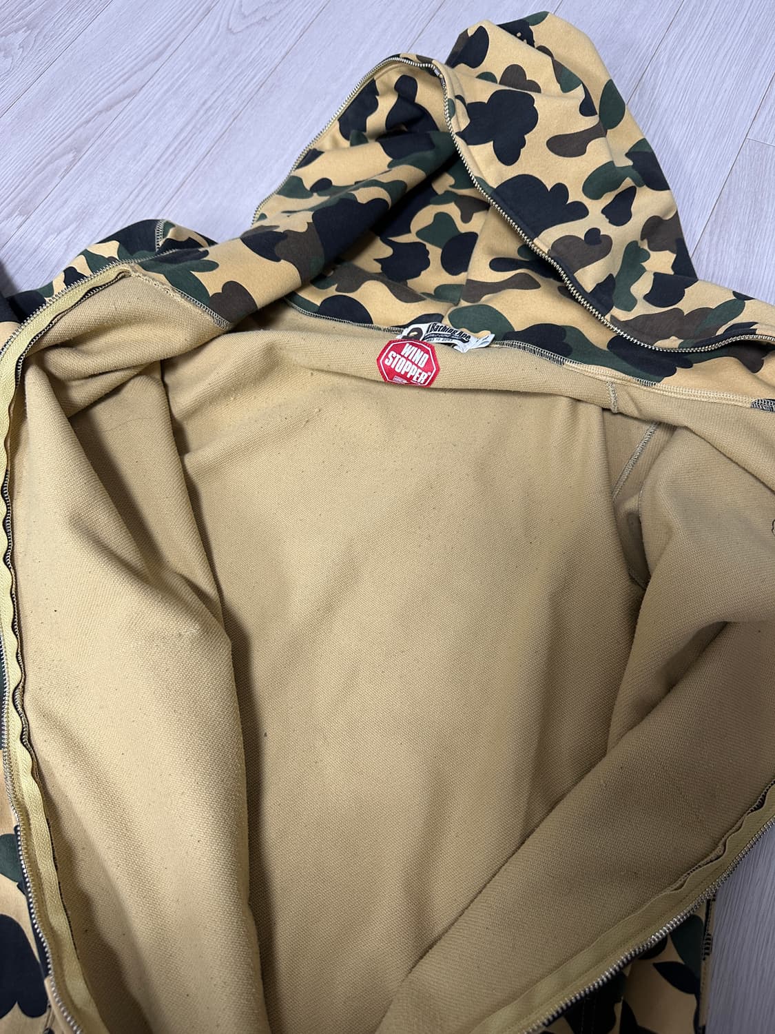 베이프 후드집업 XL 카모 상품이미지9