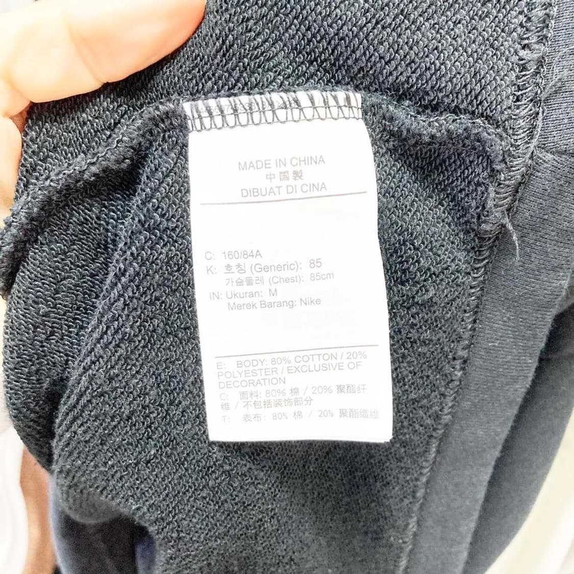 나이키 2019 여성크롭맨투맨 85-90  상품이미지5