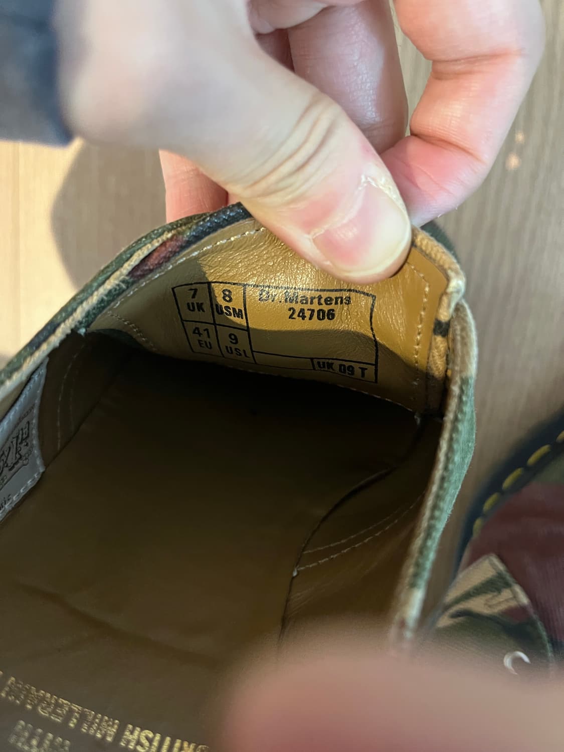 닥터마틴 1461 카모 260 상품이미지5