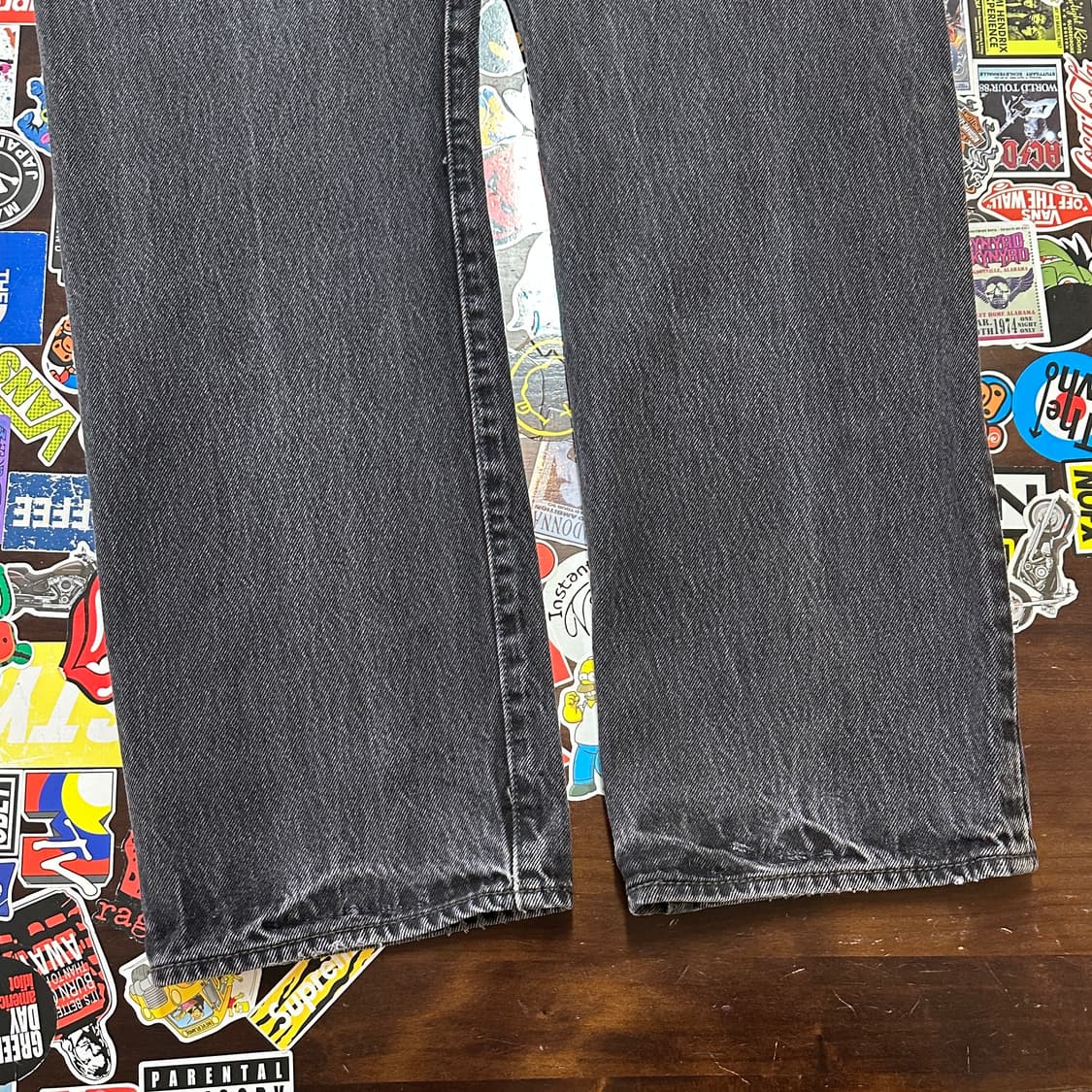 리바이스 501 블랙 진 데님 팬츠 34 상품이미지4