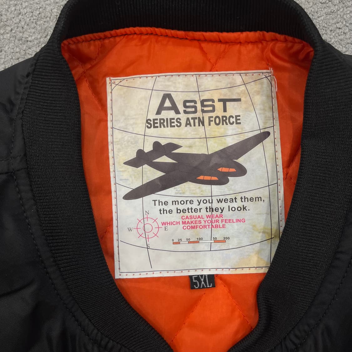 XL ASST 빈티지 US아미 패치 항공점퍼 상품이미지6