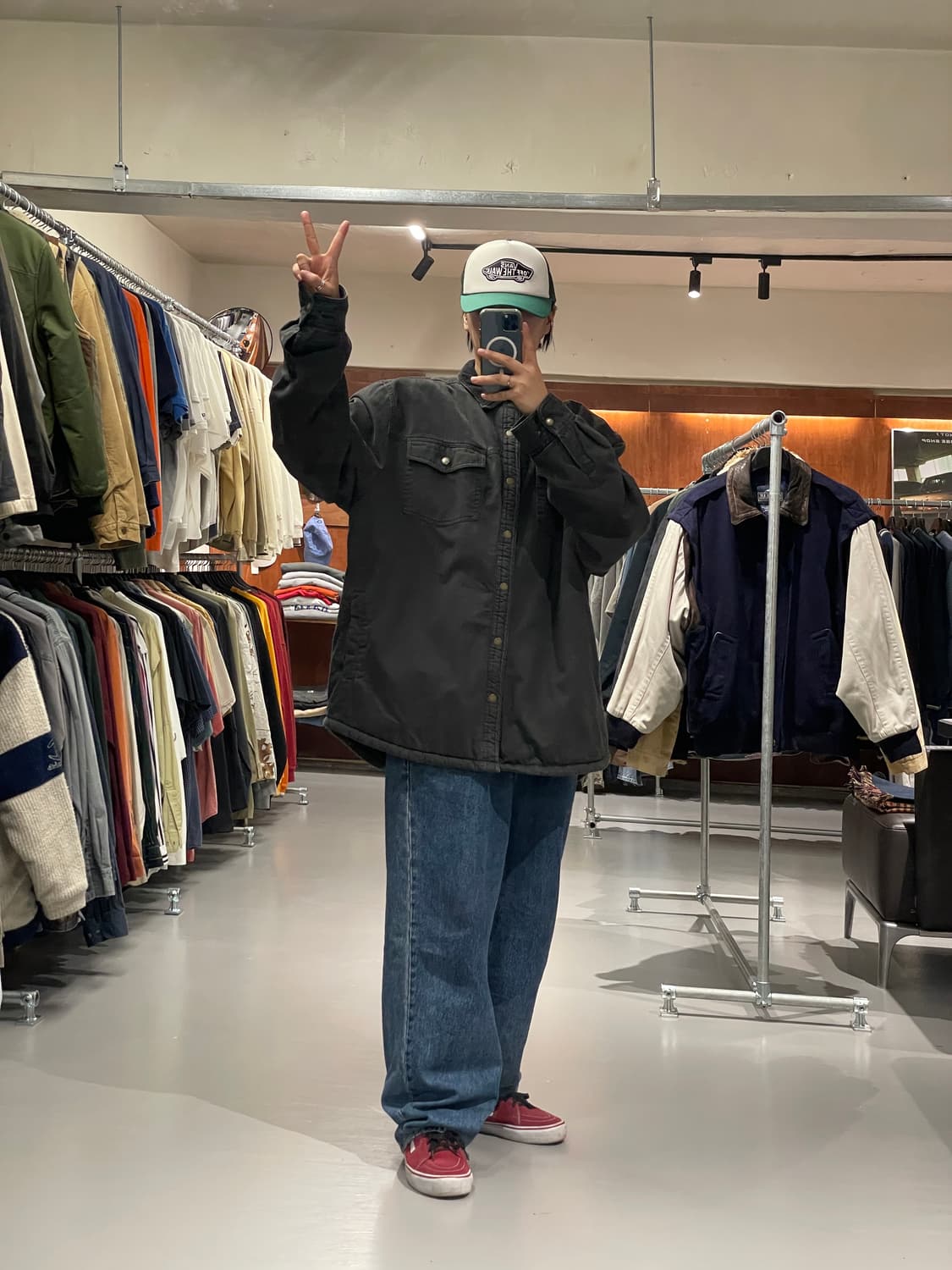 빈티지 쉐르파 셔츠 자켓 상품이미지3