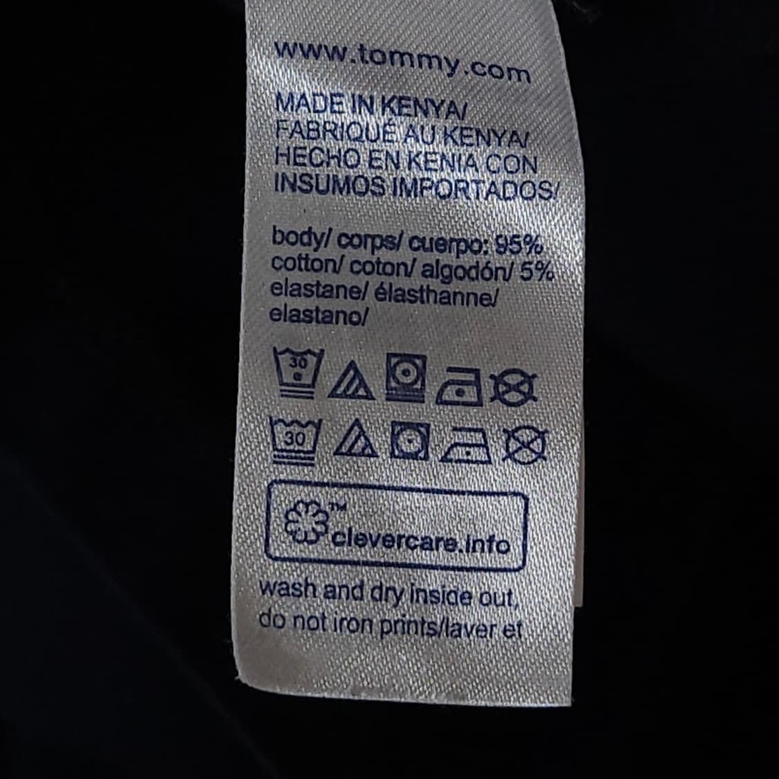 Tommy 타미 네이비 라운드 반팔티 100 상품이미지4