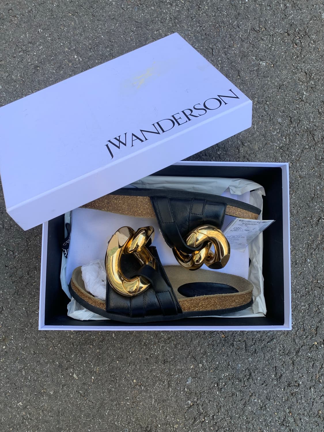 jw앤더슨 체인 뮬 (black) 상품이미지7