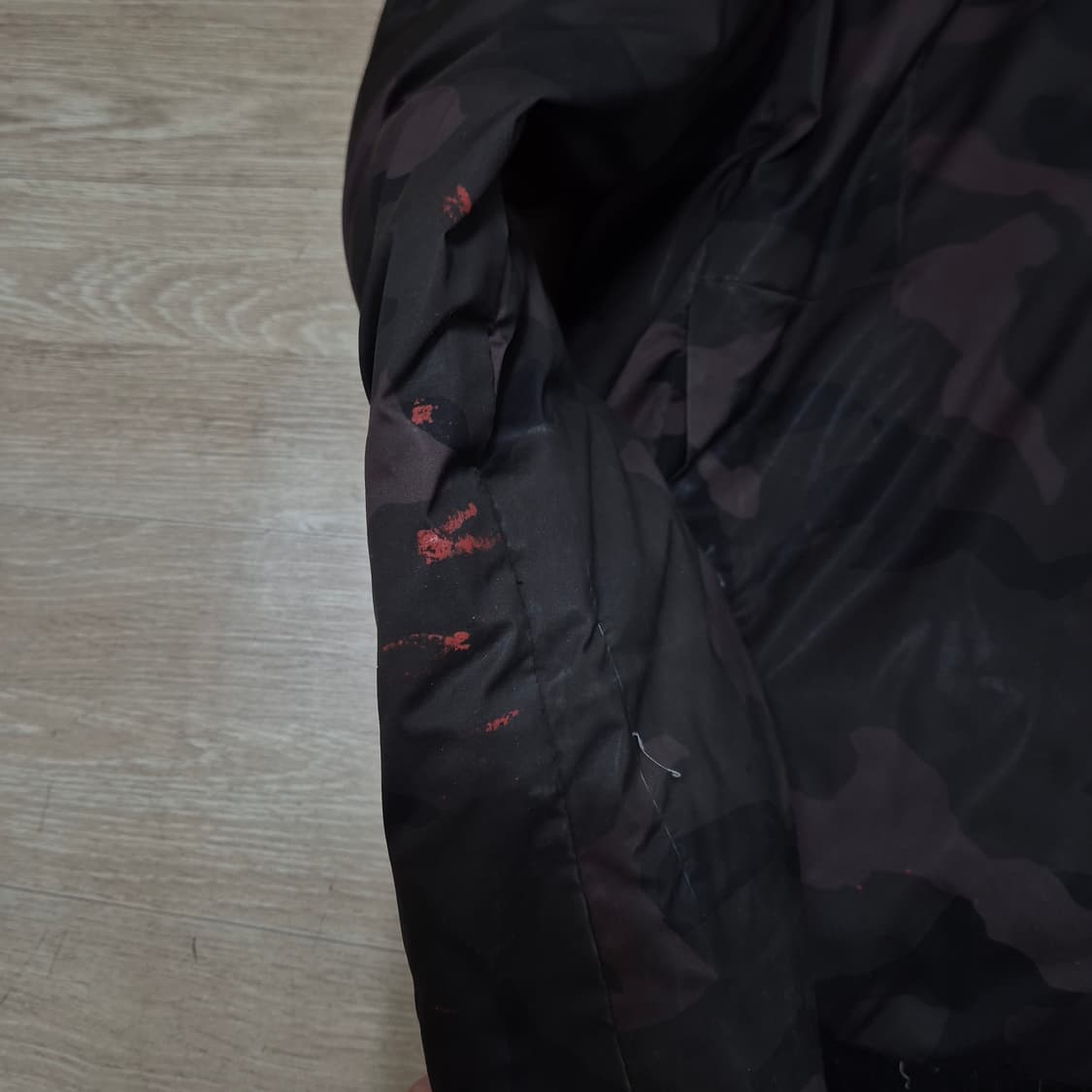 몽클레어 밀리터리 카모플라쥬 후드 패딩 점퍼 2XL(110) 상품이미지4