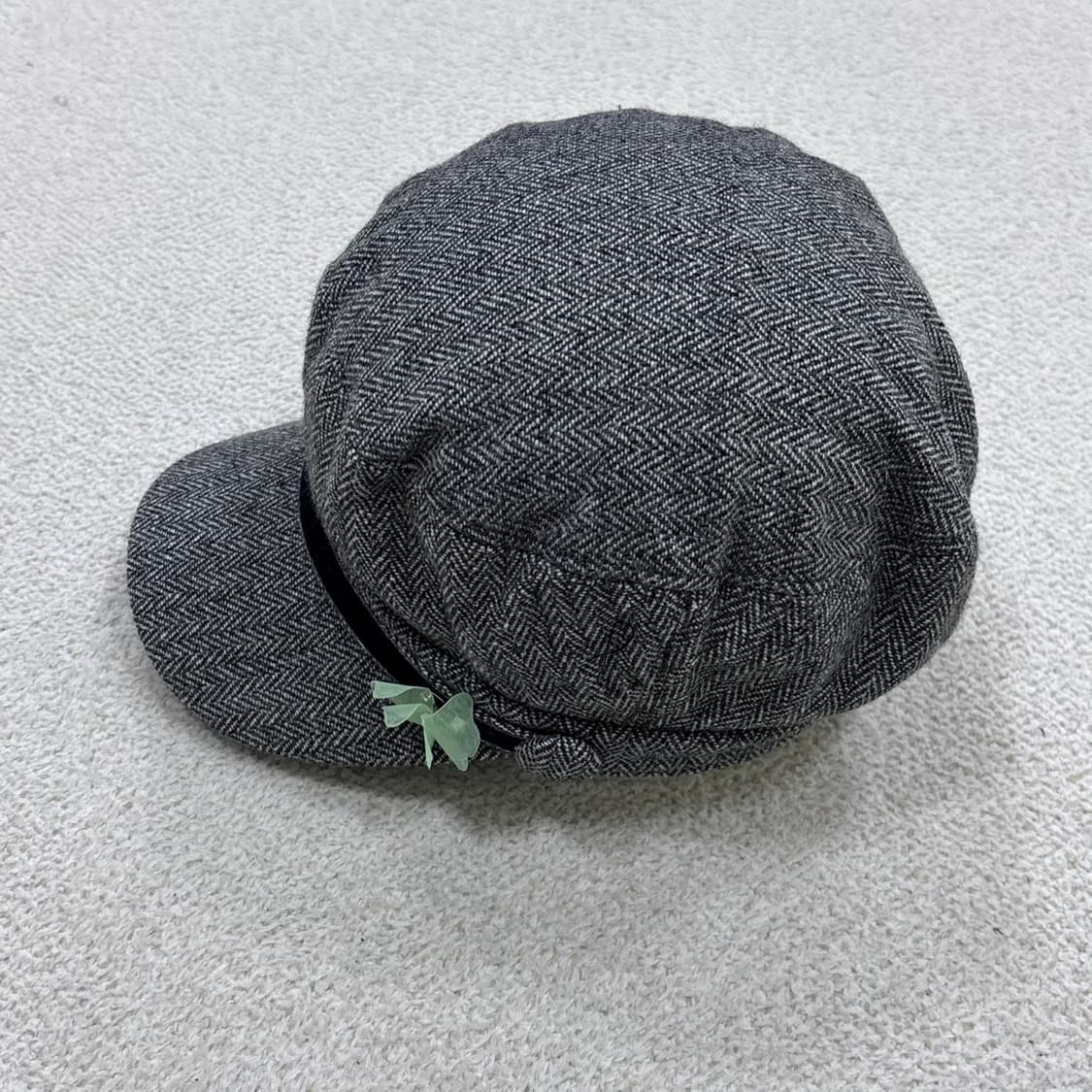 F 루이까스텔 체크 패턴 마도로스 모자 0331E 상품이미지2