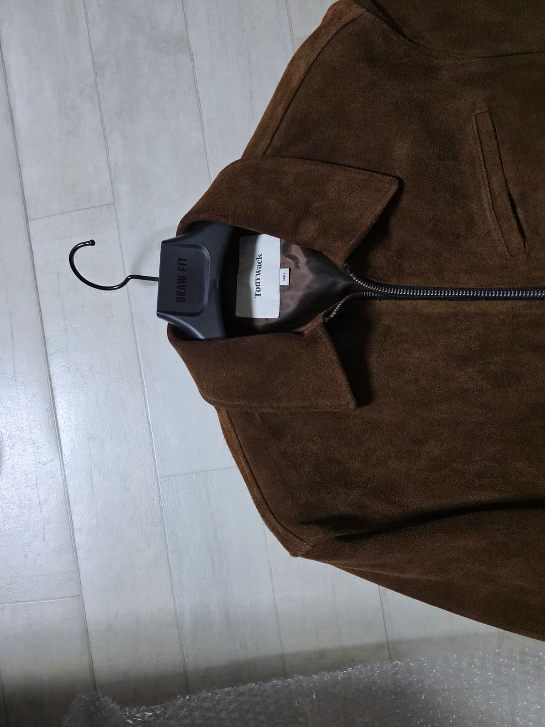 토니웩 디트로이트 카우하이드 스웨이드 자켓 L 상품이미지2