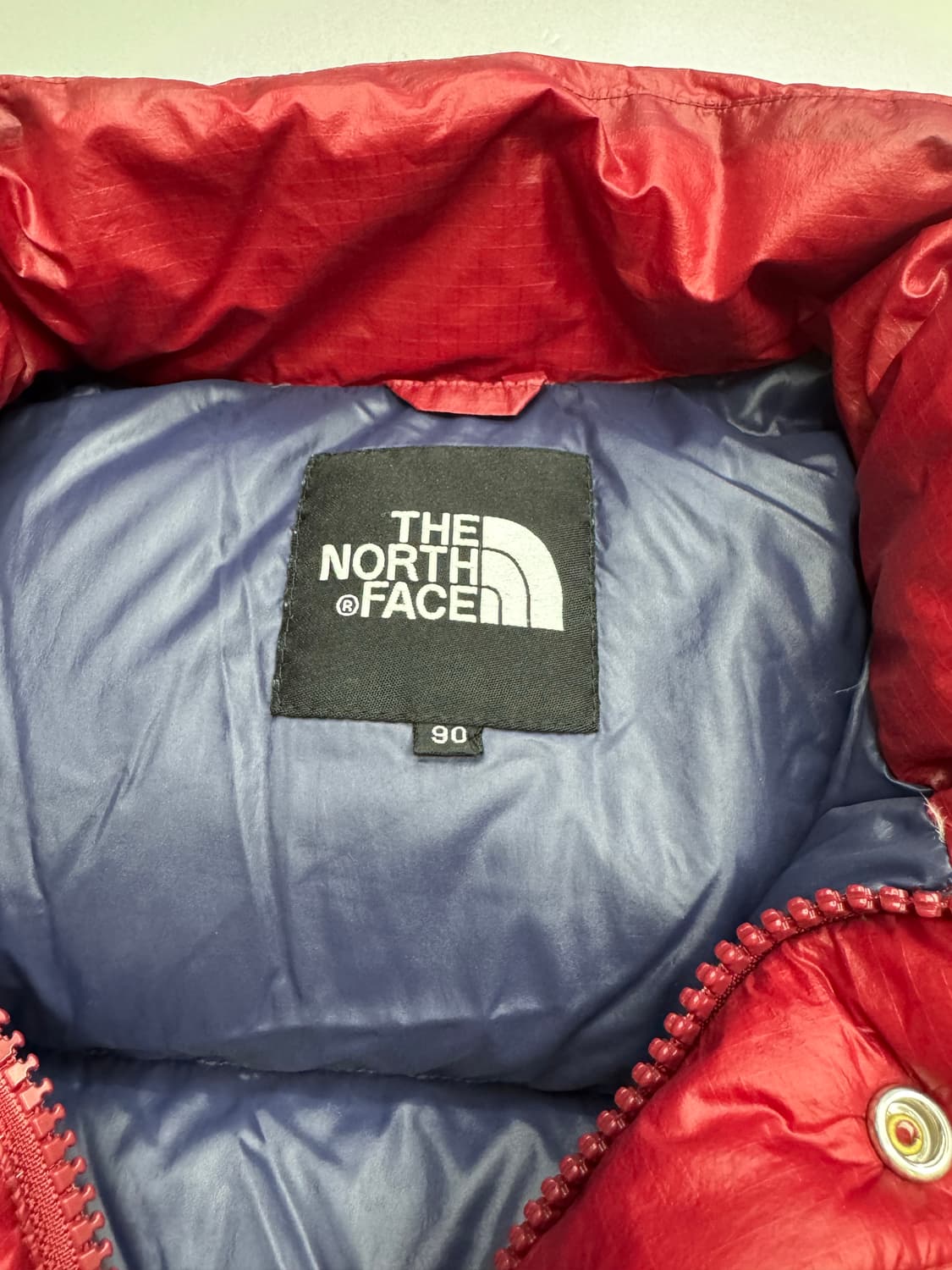 노스페이스 패딩 베스트 90 레드 상품이미지7
