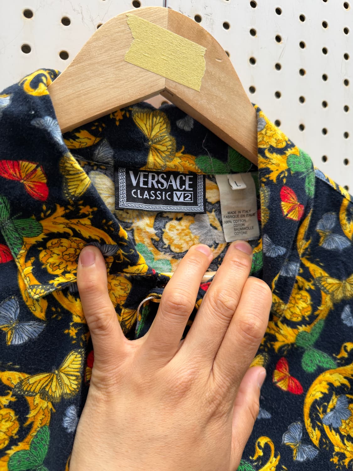 1990s VERSACE CLASSIC V2 SHIRT 베르사체 셔츠 상품이미지6
