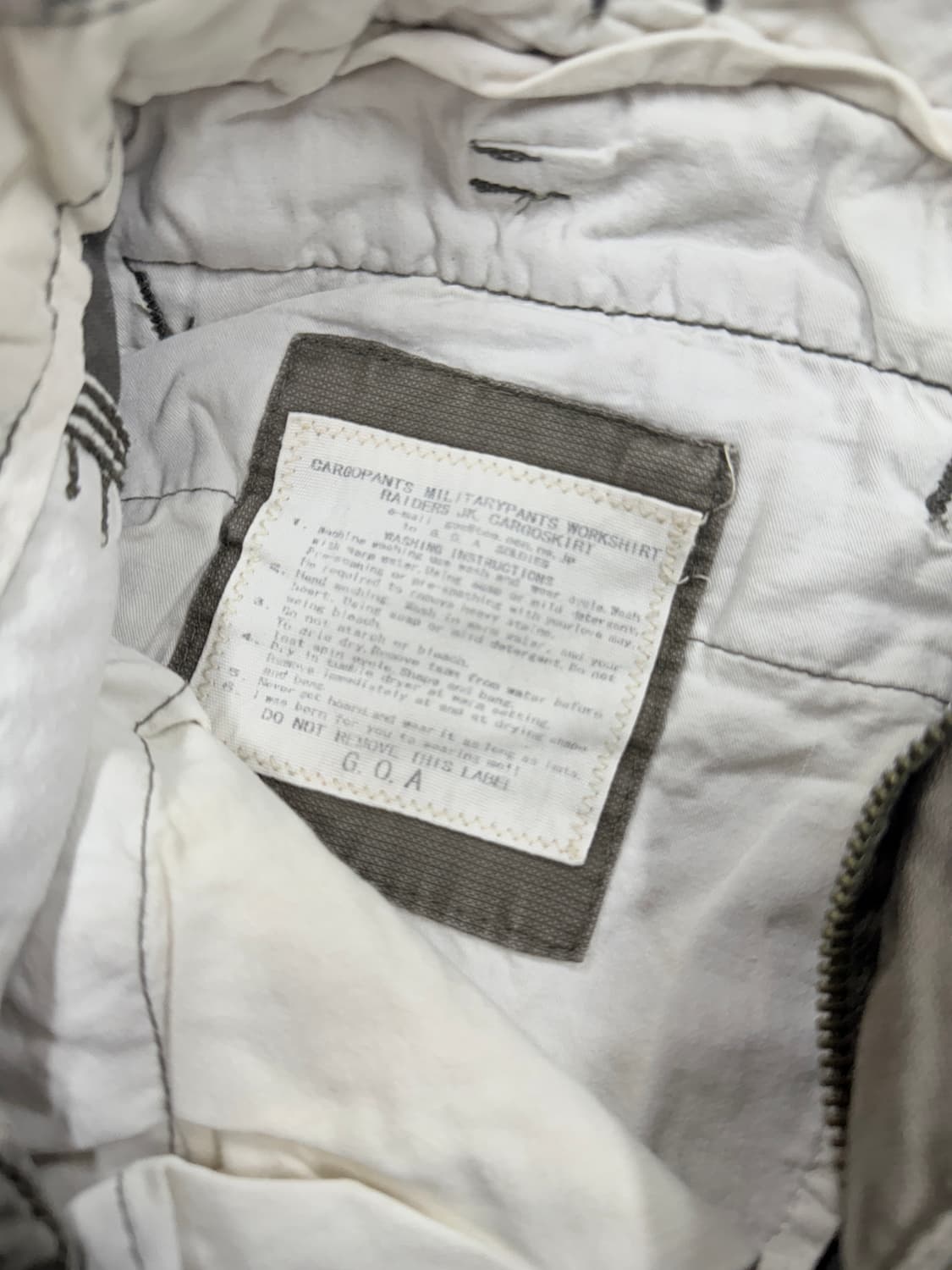 빈티지 밀리터리 카고팬츠 상품이미지5