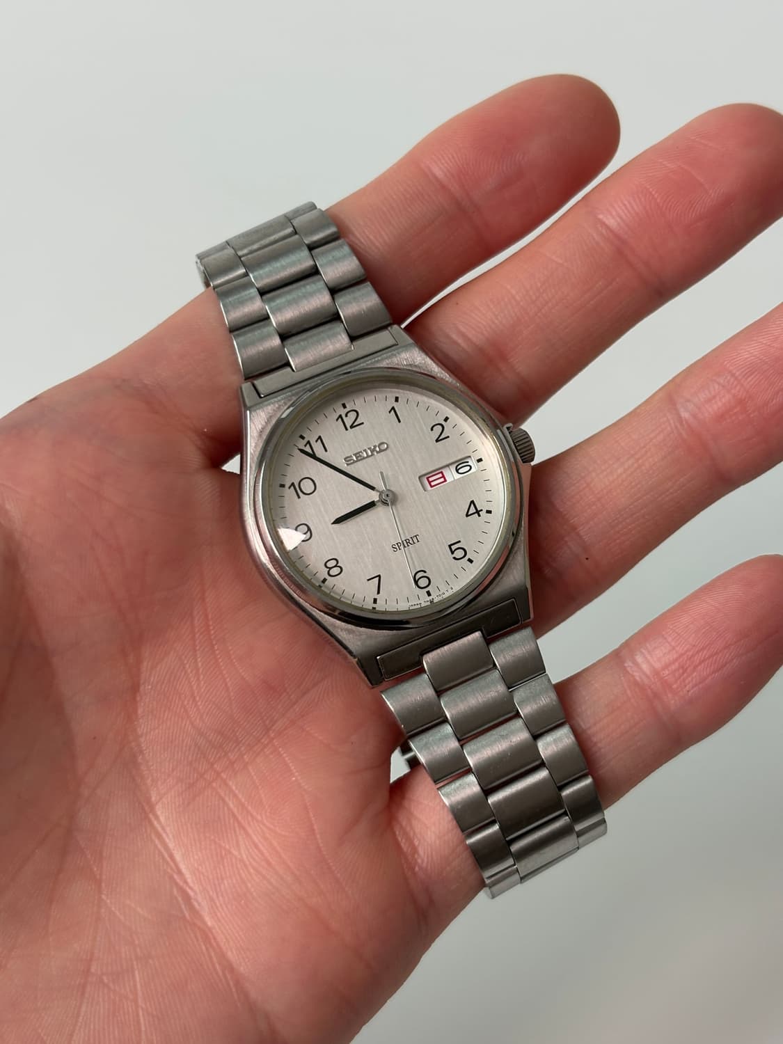 1990s Spirit Arabic Index Silver Quartz 상품이미지2