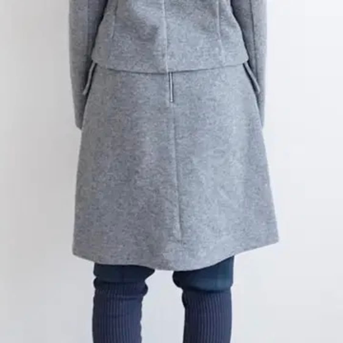 샵페어리 wool pocket midi skirt grey 상품이미지2