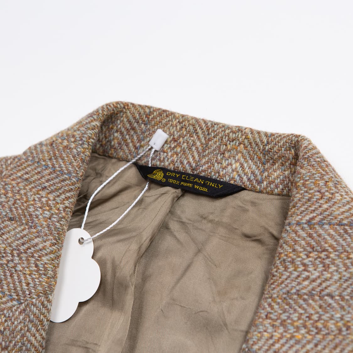 50s 해리스 트위드 해링본 울 트위드 블레이저 상품이미지6