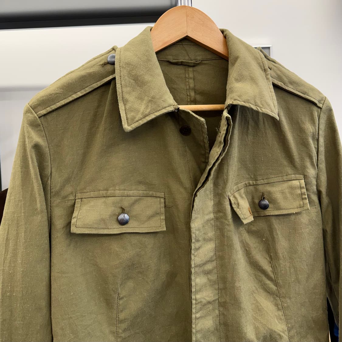 80s 빈티지 이탈리아군 필드 자켓 (M)   상품이미지2