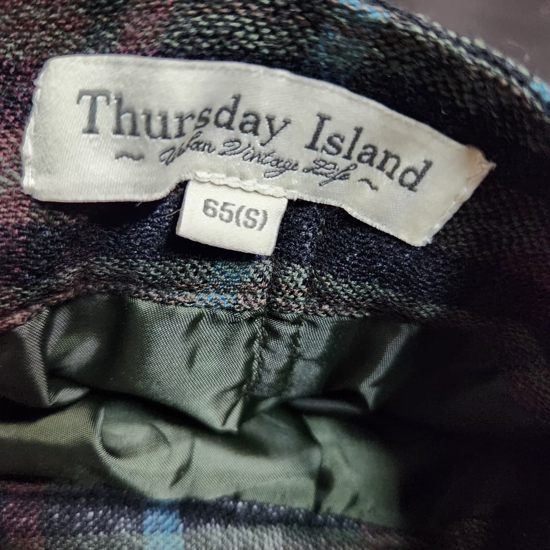 J151 [S] 썰스데이아일랜드 체크 치마 스커트 상품이미지5