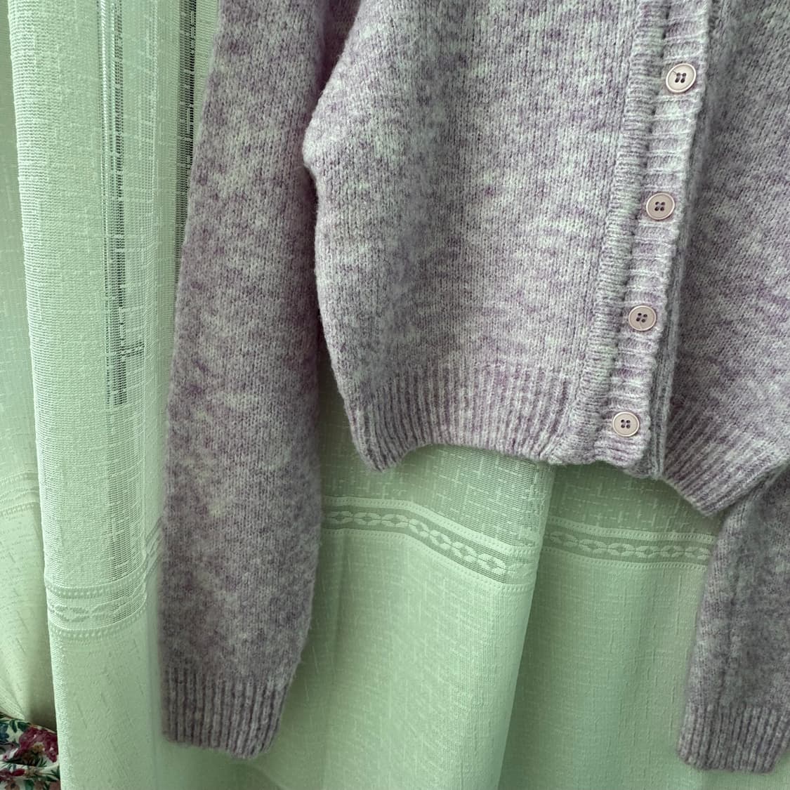 라벤더 색감 예쁜 니트 가디건 상품이미지10