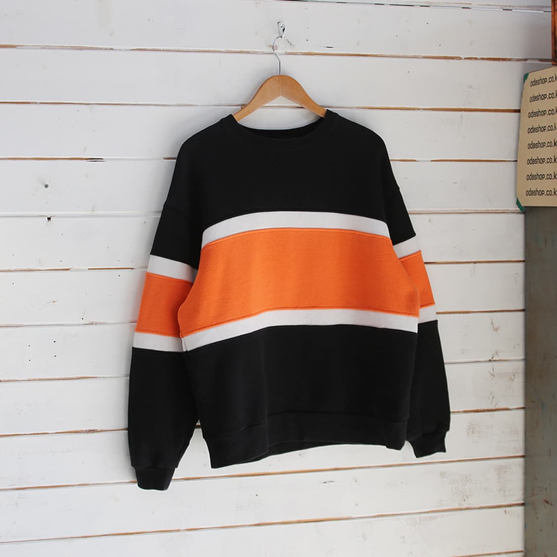 (착용컷) BEAMS 헤비 스웻 셔츠 (남성용 100-103) 상품이미지1