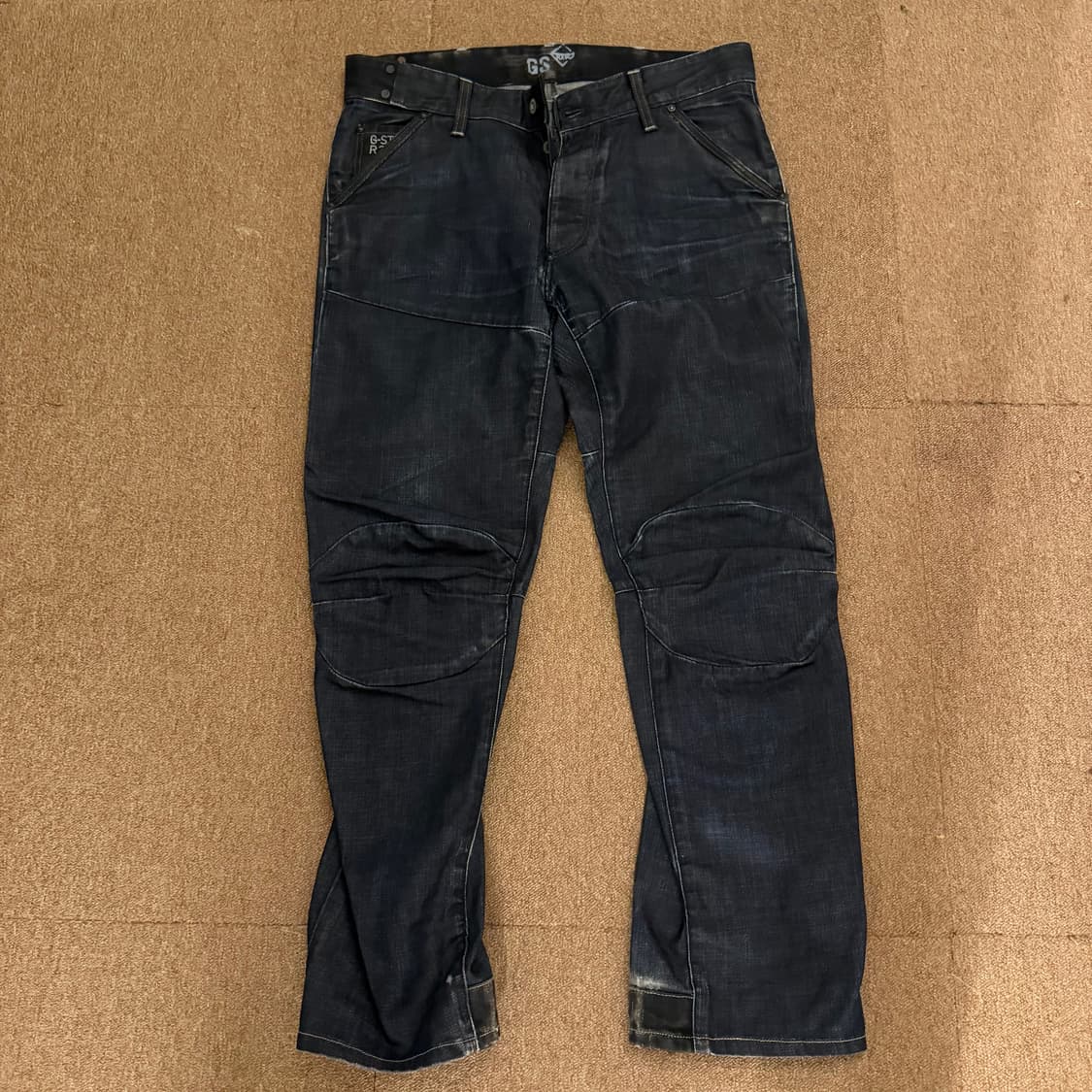 G star raw인디고 코팅 팬츠 상품이미지1