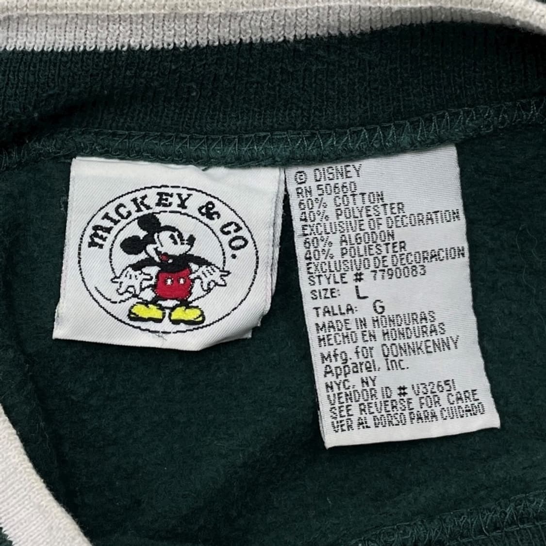 90s 디즈니 미키마우스 맨투맨 스웻셔츠 상품이미지5