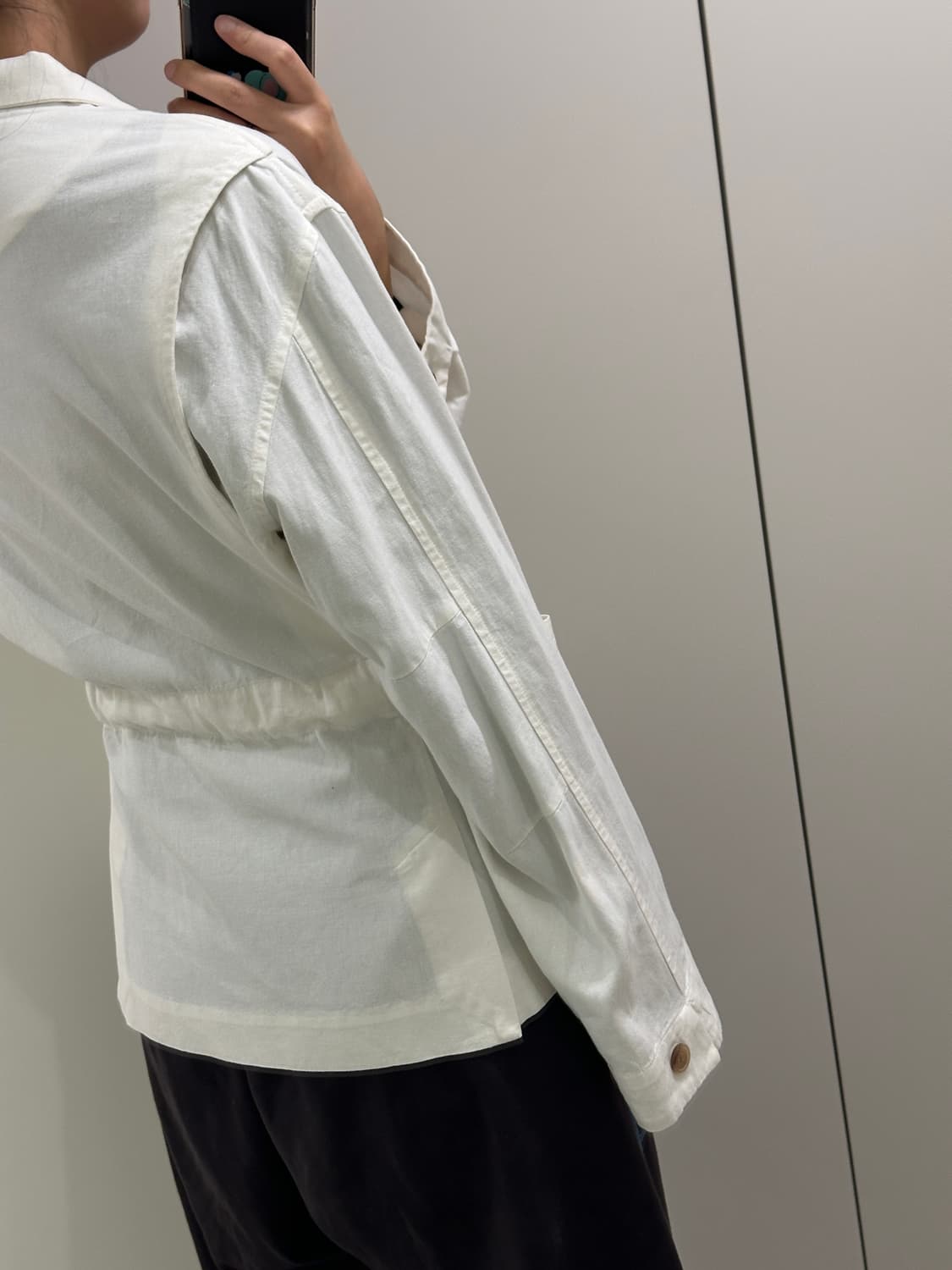 when we will 린넨 자켓 화이트 상품이미지8