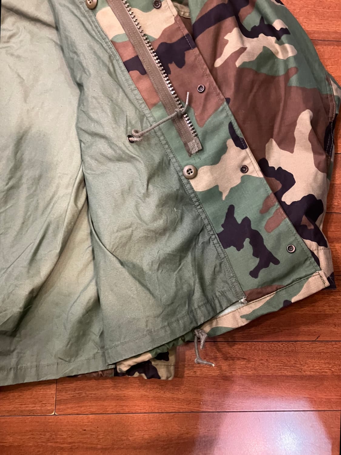 미군 M65 우드랜드 필드자켓 L 상품이미지6