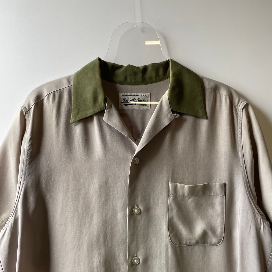 와코마리아 리오셀 오픈카라 마리아 반팔셔츠 상품이미지3