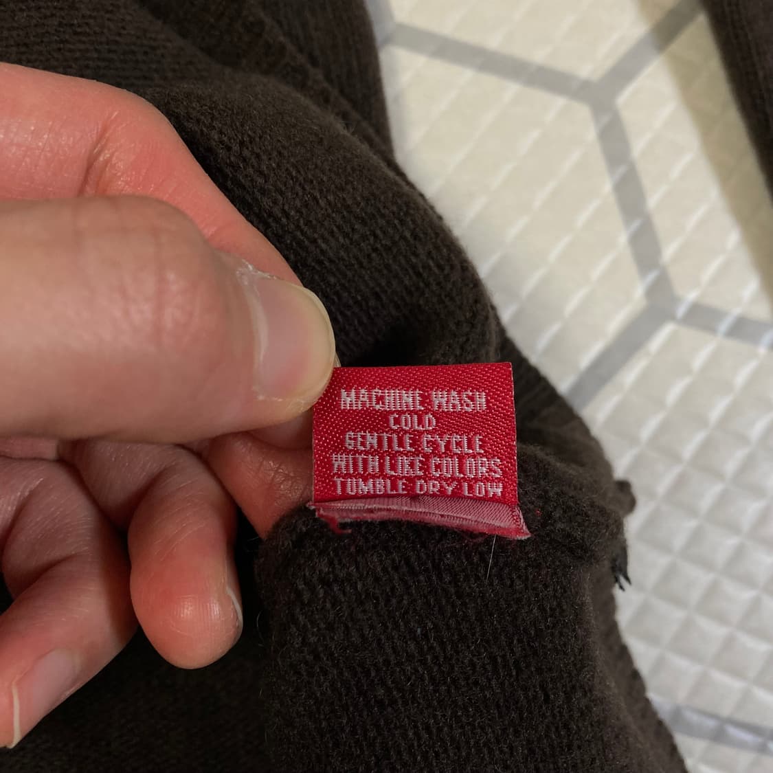 (XL) 슈프림 03FW 찰리브라운 니트 스웨터 브라운 상품이미지9