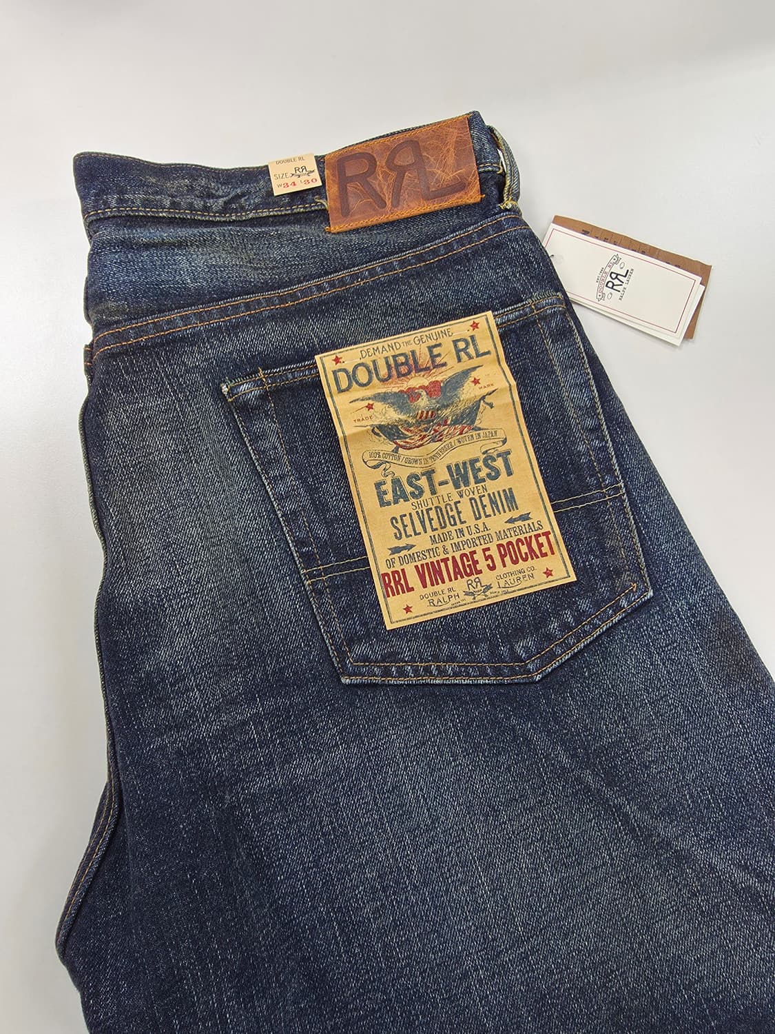 RRL 빈티지 파이브포켓 기빈스진 34×30 상품이미지6