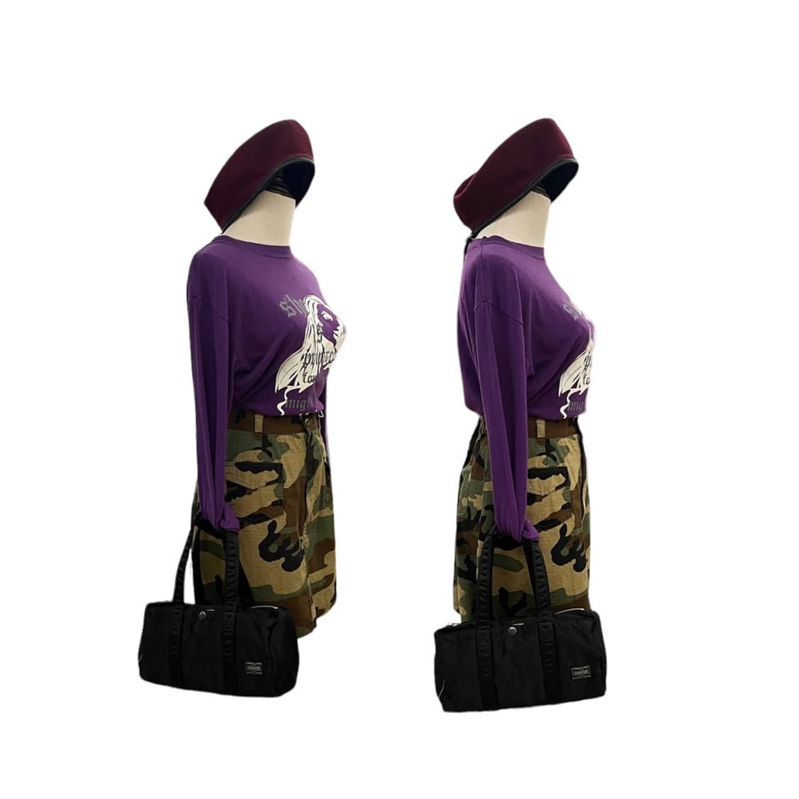 포터 탱커 보스턴백 블랙 (S) 상품이미지10