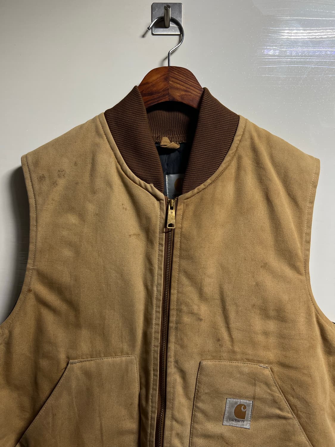 빈티지 칼하트 워크 베스트 상품이미지2