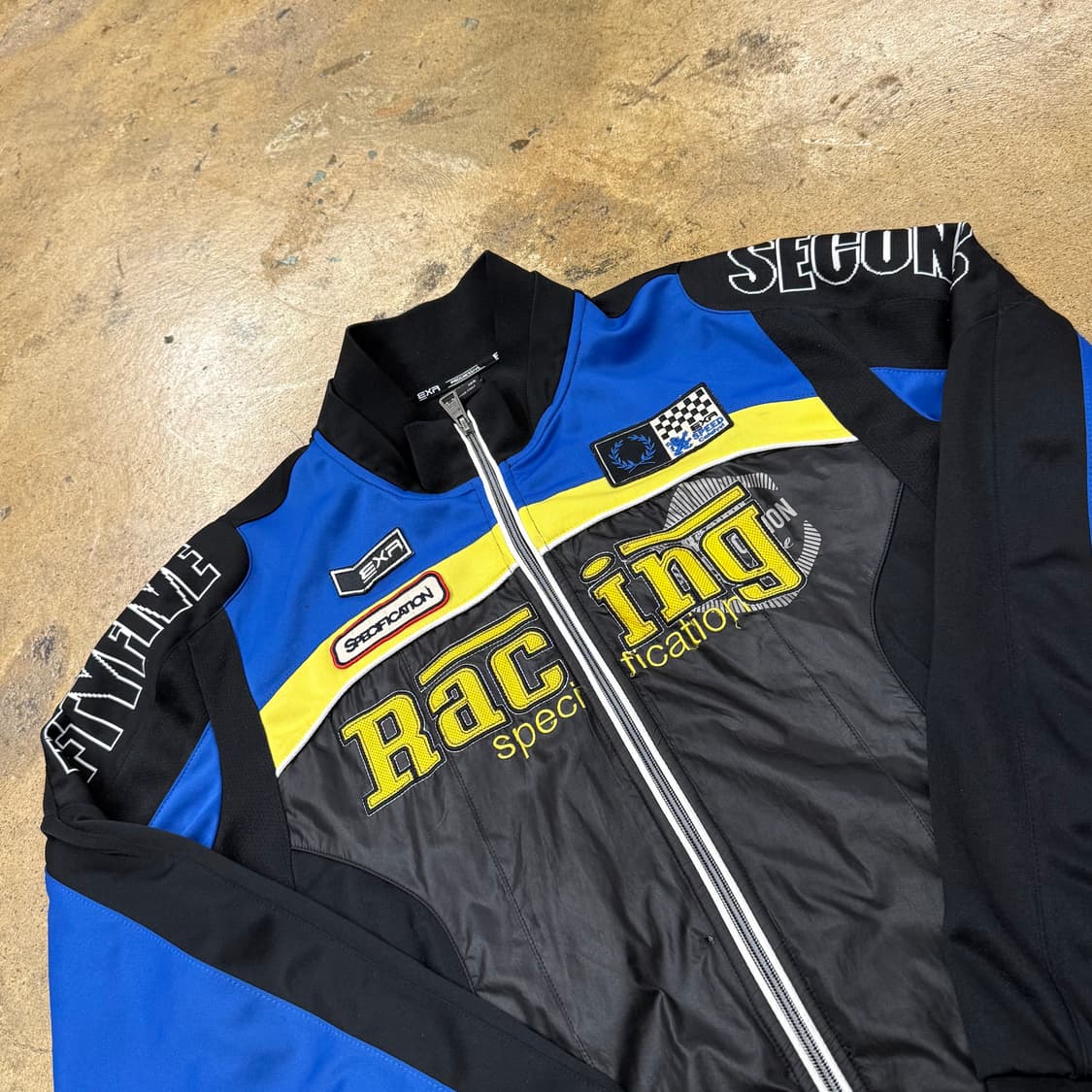 [정품/105] EXR 레이싱 스타일 블루종 자켓 b14 상품이미지1