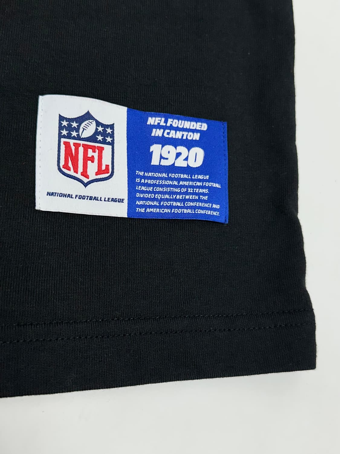 NFL 팀 로고 롱슬리브 긴팔티셔츠 블랙 상품이미지5