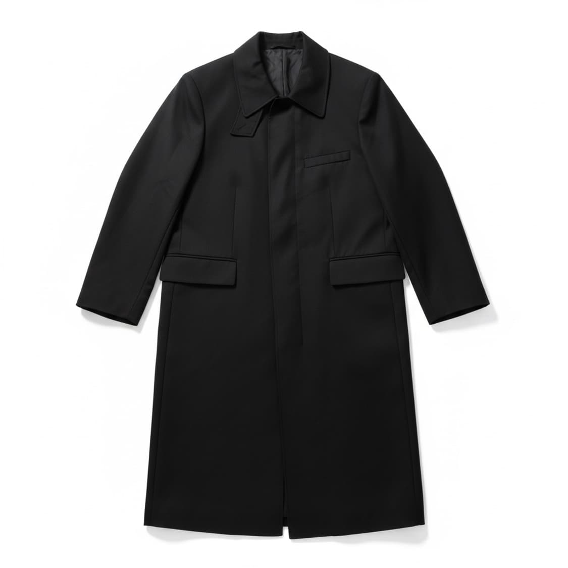 노이어 버진 울 오버사이즈 블랙 코트 48 상품이미지1