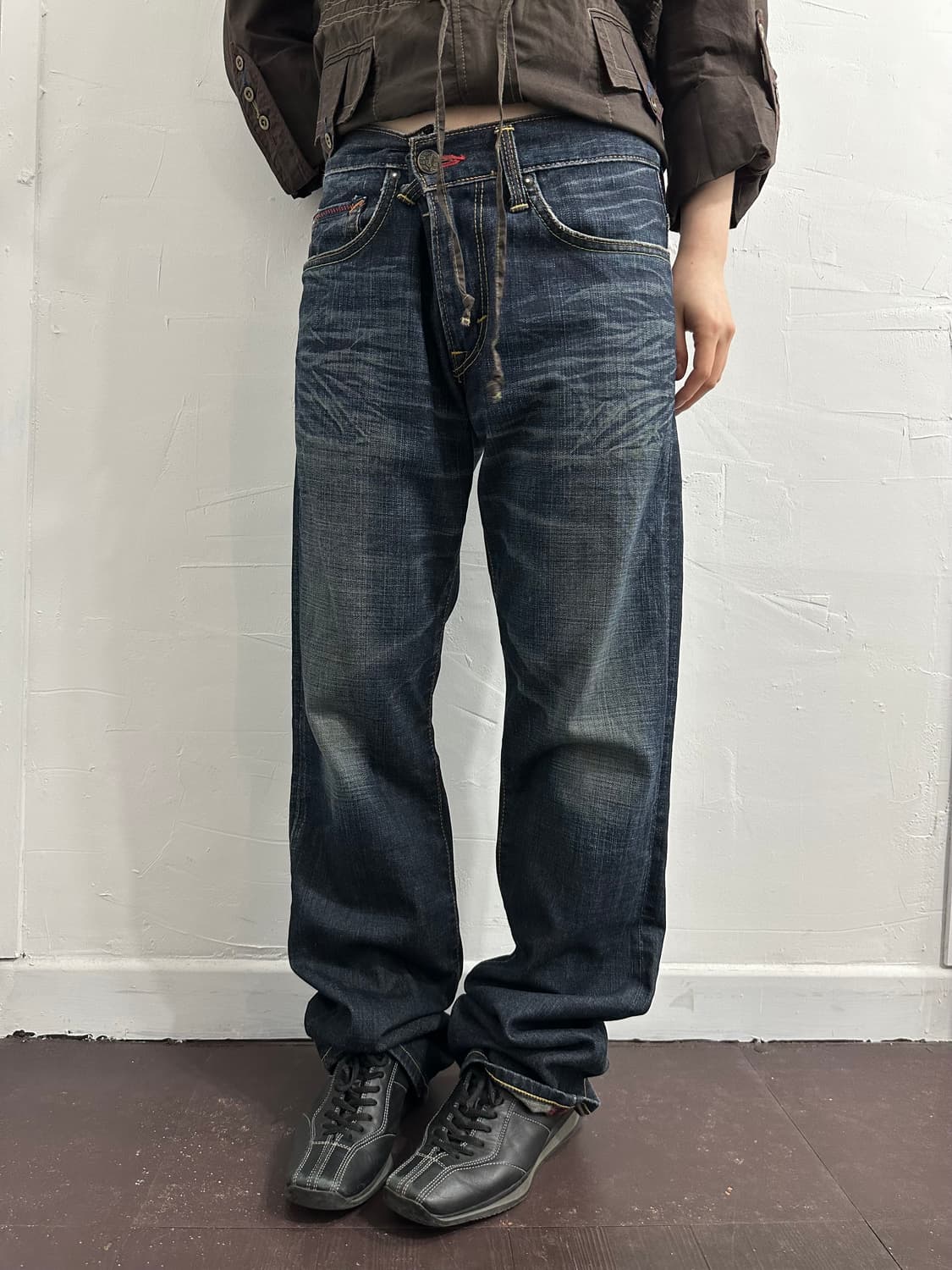 edwin blue trip denim pants 상품이미지3