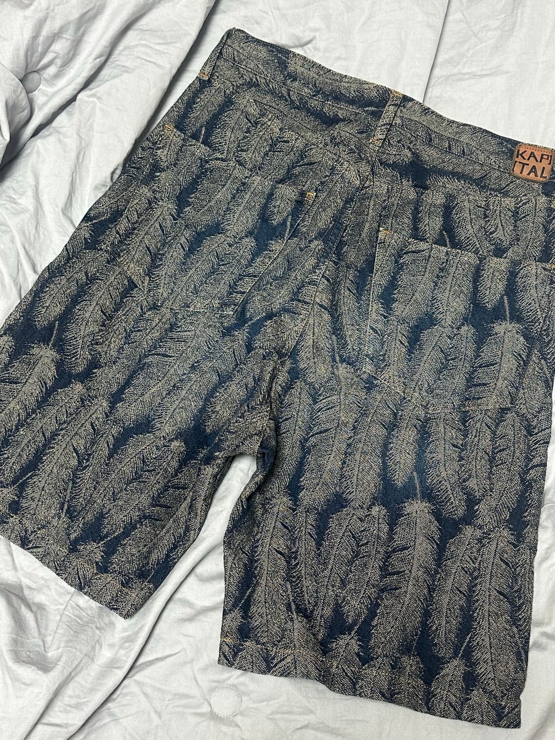 [32] 캐피탈 12oz 페더 쇼츠 인디고 상품이미지2
