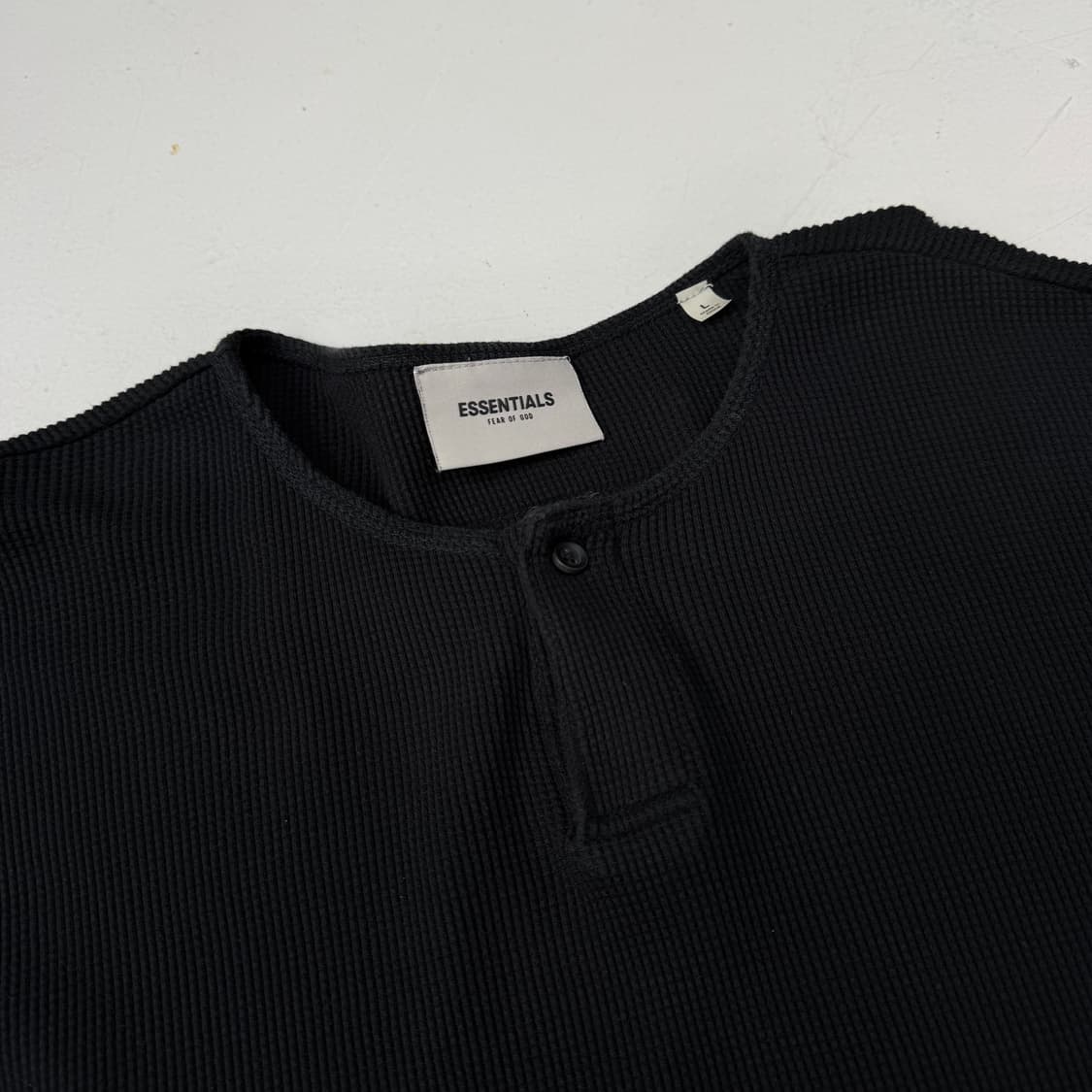 피어오브갓 에센셜 22SS 헨리넥 와플 롱슬리브 la 상품이미지3