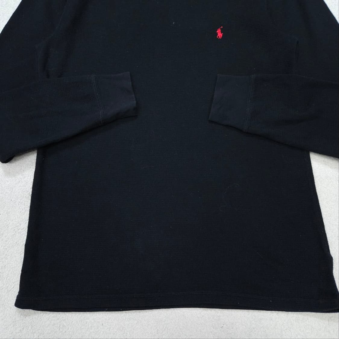 폴로 랄프 로렌 와플 니트 M 블랙 상품이미지3