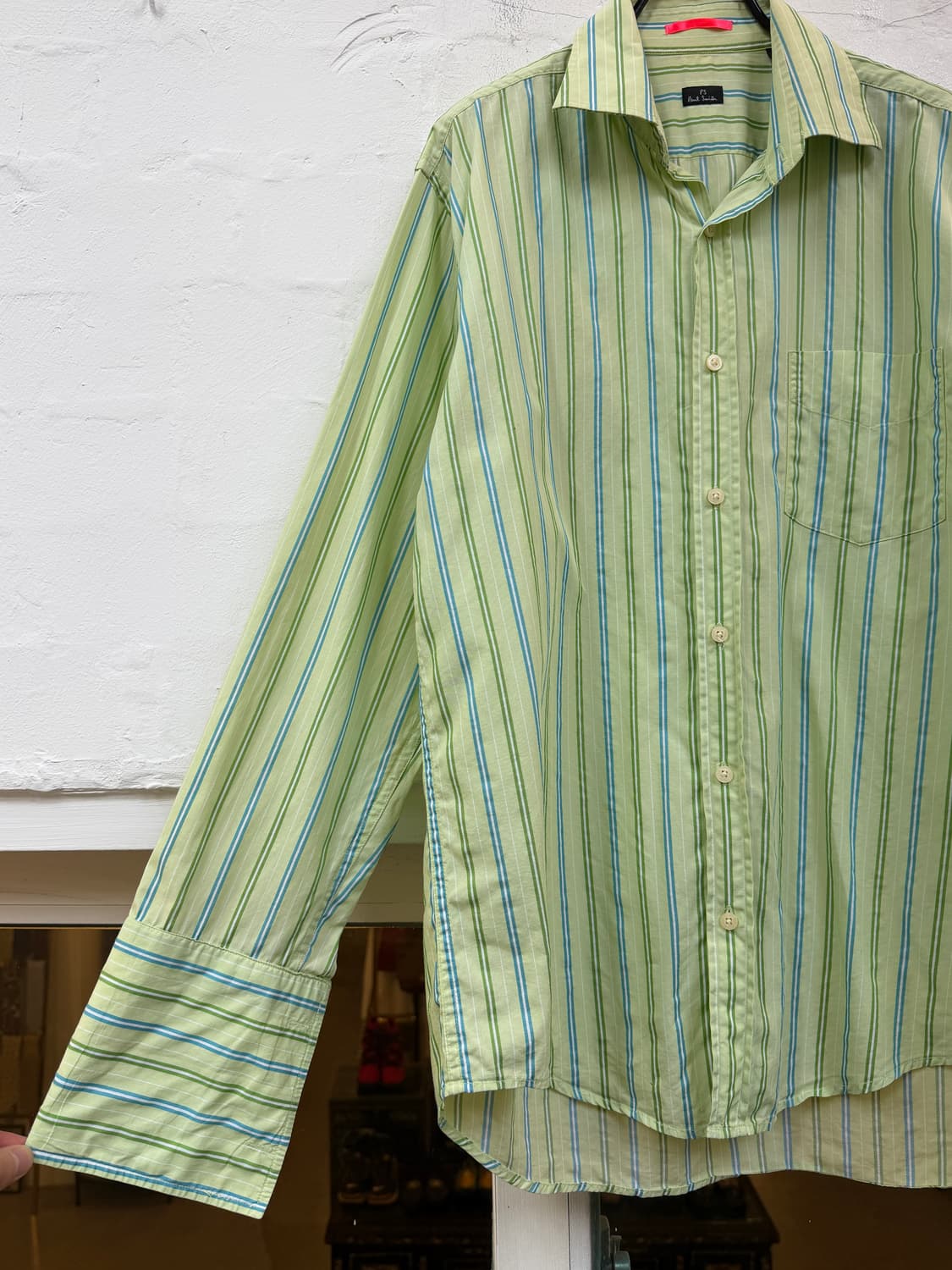 Paul smith 폴스미스 스트라이프 드레스 셔츠 L 상품이미지3