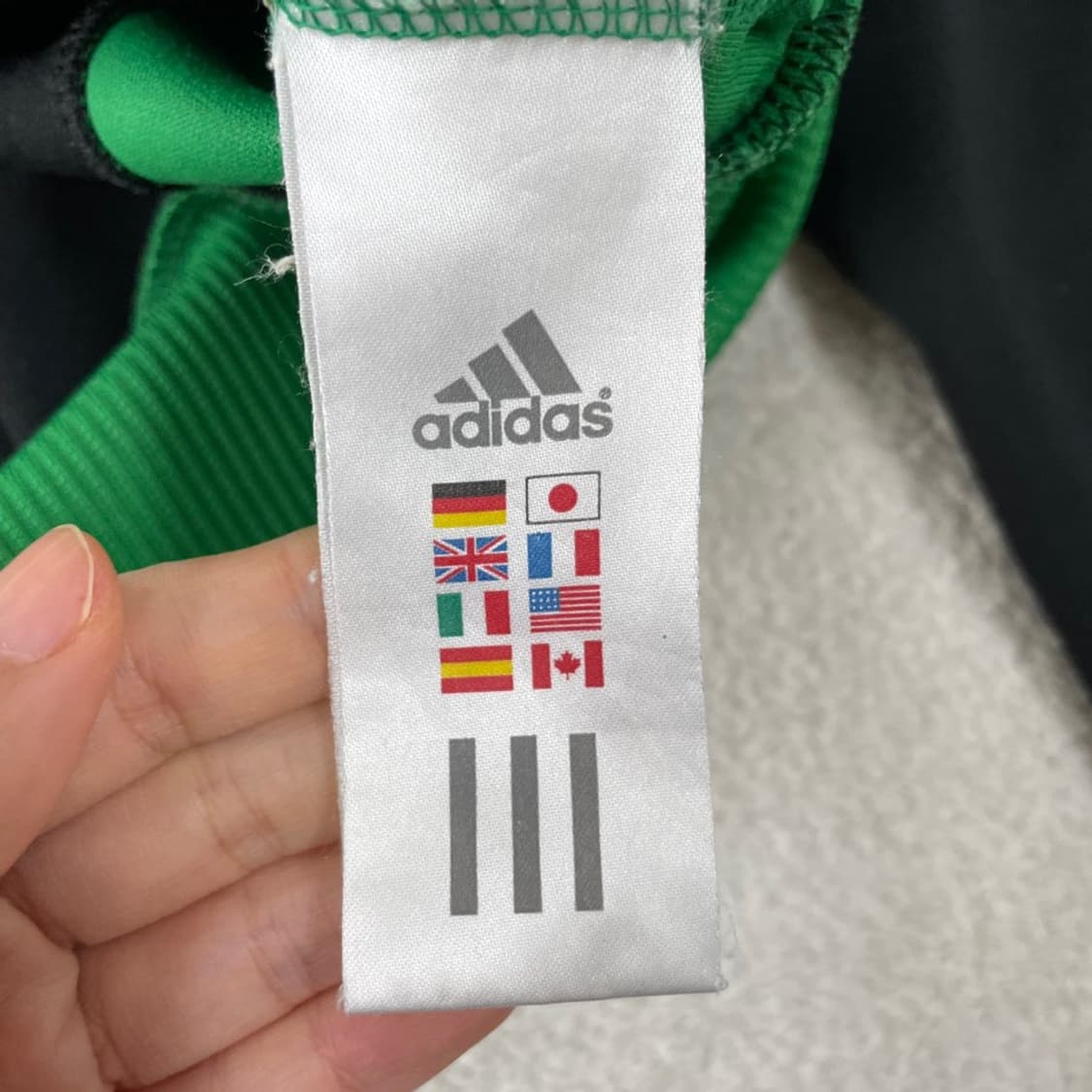 95 아디다스 블랙그린 트랙탑 져지 상품이미지6