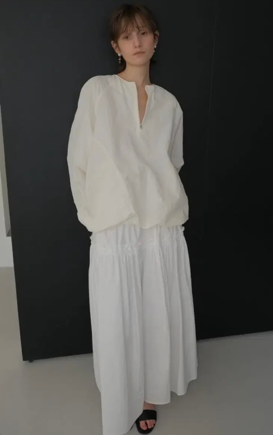 쏘딩키브레드 아노락 크림 상품이미지3
