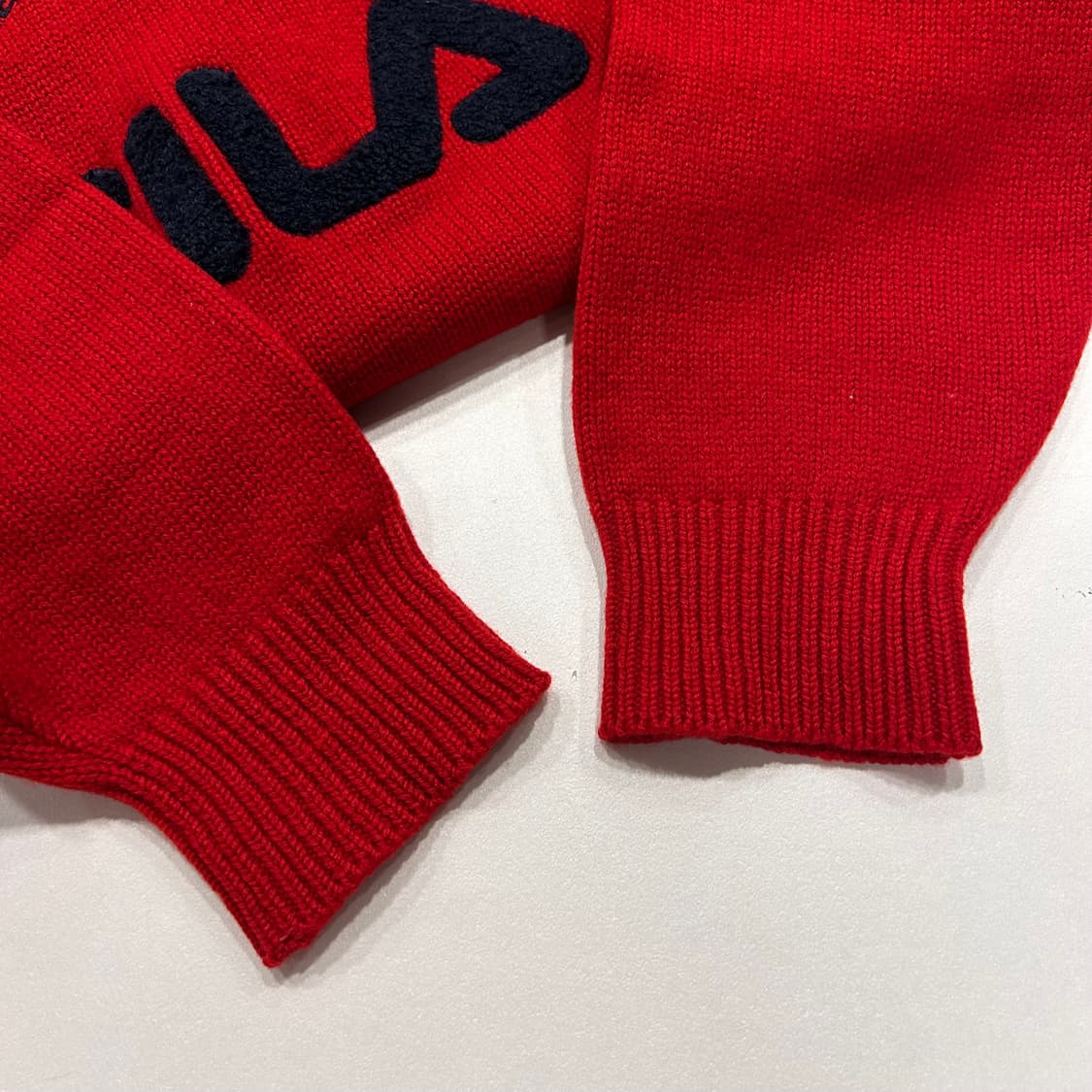 [95] 90s 휠라 FILA 레드 니트 스웨터 A750 상품이미지6