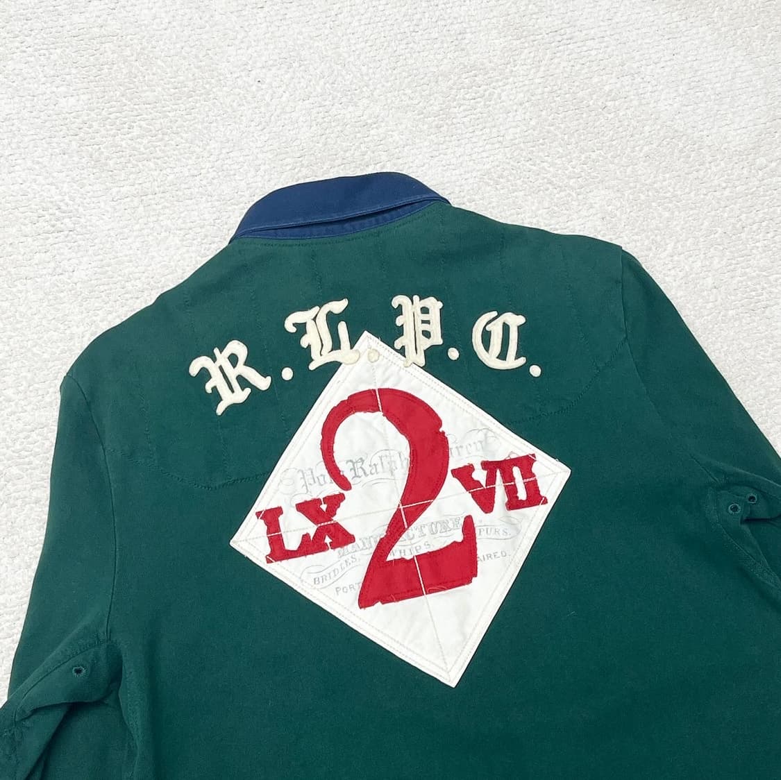 폴로 랄프로렌 그린 올드런던 럭비 스웻셔츠 상품이미지1