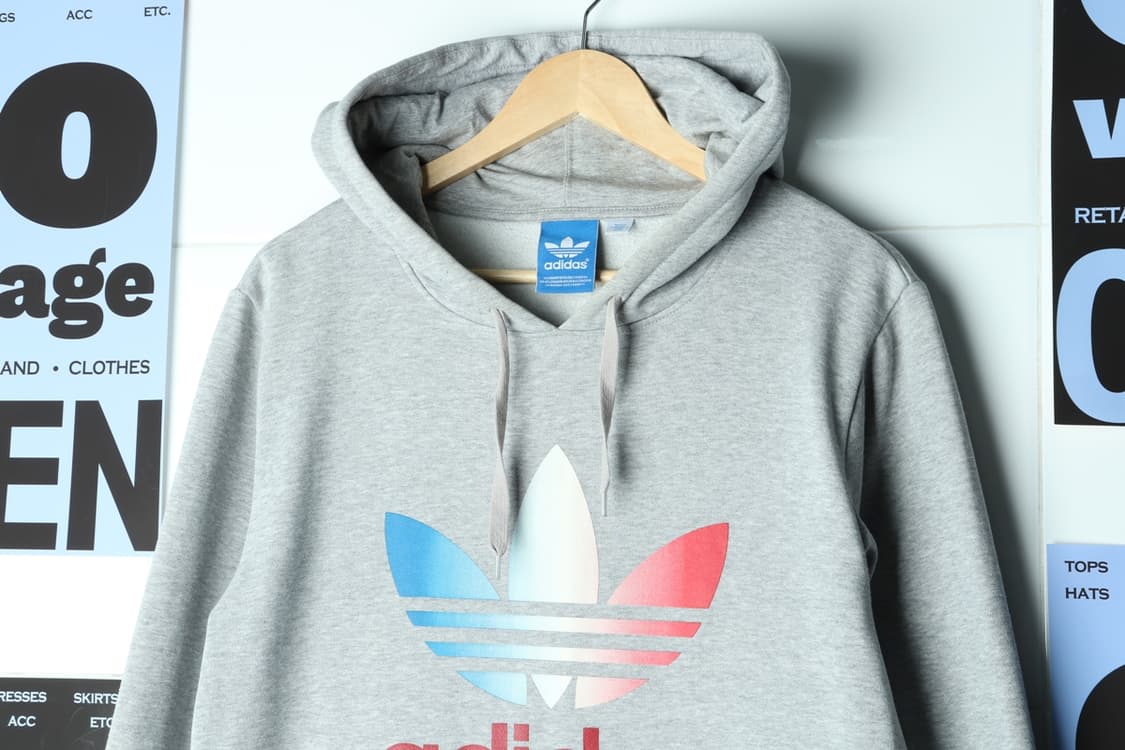 (L-XL) 아디다스 후드티셔츠 불꽃 오리지널 그레이-H31094 상품이미지3