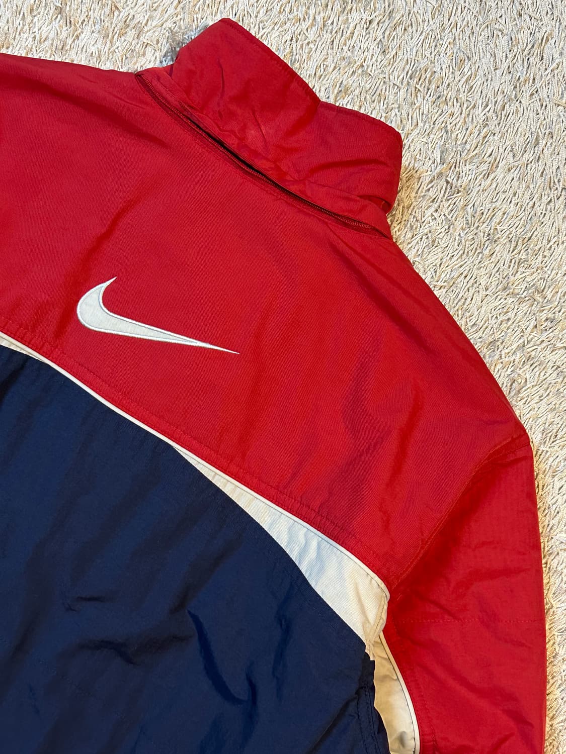 00's 나이키 올드스쿨 스우시 리버시블 배색 점퍼 자켓 상품이미지4